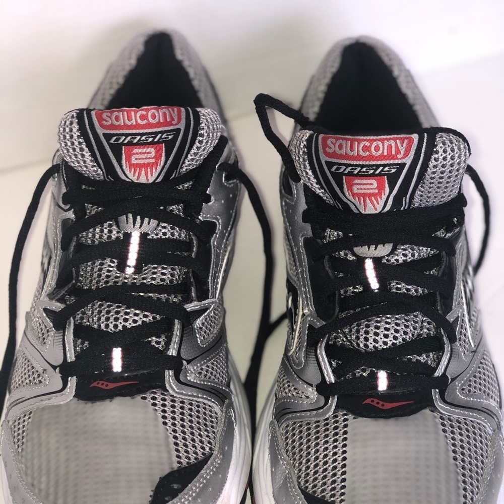 Saucony Cohesion 9 sliver red Mens - Picture 7 of 7